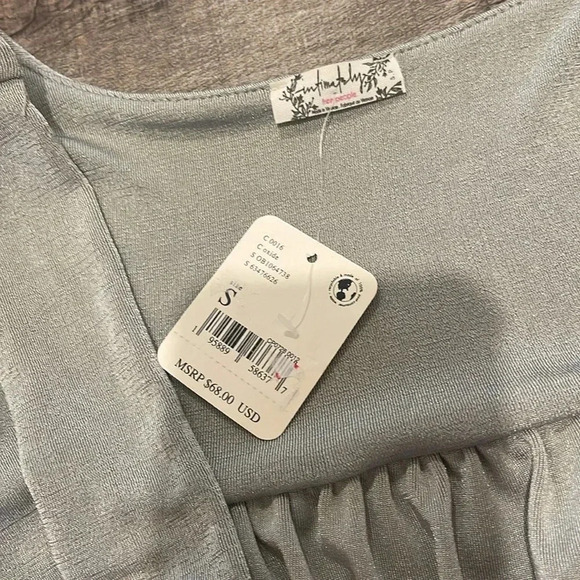 NWT!! Free People - Turnt Crossover Bodysuit - Grey - Size Small & X Small - Picture 7 of 8